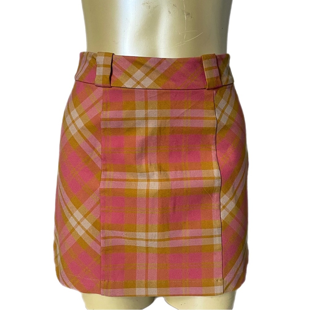NWT UO Vintage Inspired Plaid Mini Skirt